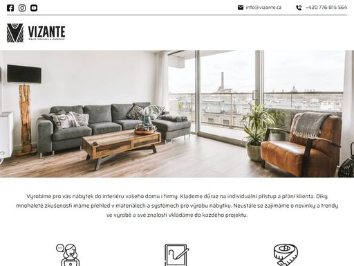 homepage. reference
rd horní sklenov
,,rád bych touto cestou vyjádřil velkou vděčnost za skvělou práci, kterou jste odvedli při realizaci naší vysněné kuchyně, jídelního stolu, televizního stolku a skříních. firma vizante, s.r.o. nám poskytla nejen mnoho neocenitelných rad, tipů a vychytávek, ale také dokonale…