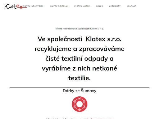 vyrábíme a prodáváme produkty vyrobené vyrobené z recyklovaných textilních materiálů