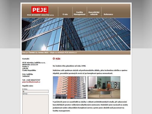 facility management, správa majetku a nemovitostí.