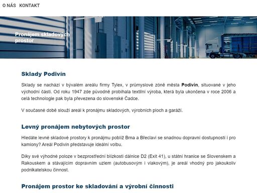 hledáte levné prostory k pronájmu poblíž brna a břeclavi se snadnou dopravní dostupností i pro kamiony? areál podivín o výměře až 5000 m2 je skvělou volbou.
