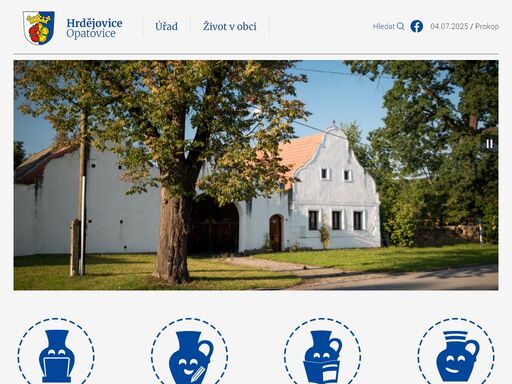 oficiální webové stránky obce hrějovice - opatovice