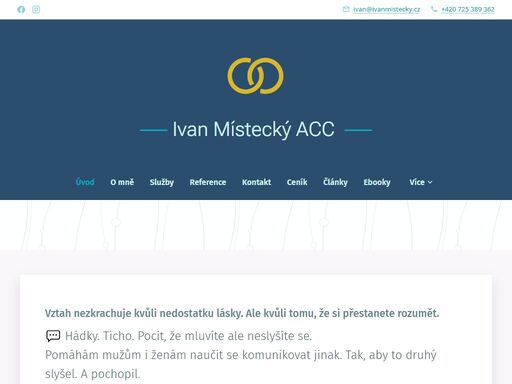vztah nezkrachuje kvůli nedostatku lásky. ale kvůli tomu, že si přestanete rozumět.