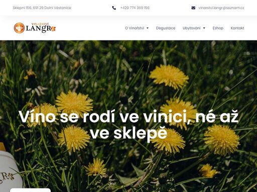 naše vinařství najdete v historickém sklípku z roku 1869, který zdědil pan langr po svých rodičích. zde můžete ochutnat všechna vína.