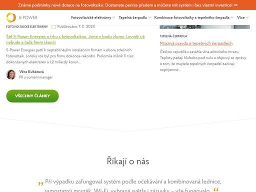 snižte si účty za elektřinu a buďte energeticky soběstační! jsme s-power energies, spolehlivá instalační firma s tradicí.