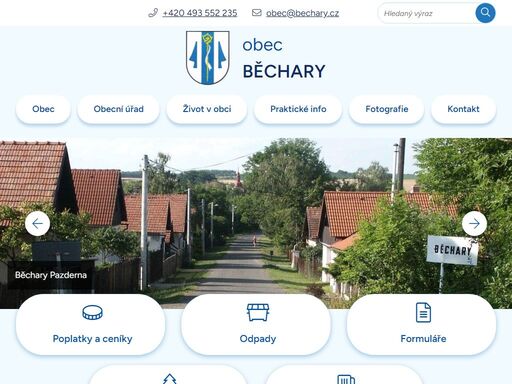 oficiální stránky obce běchary