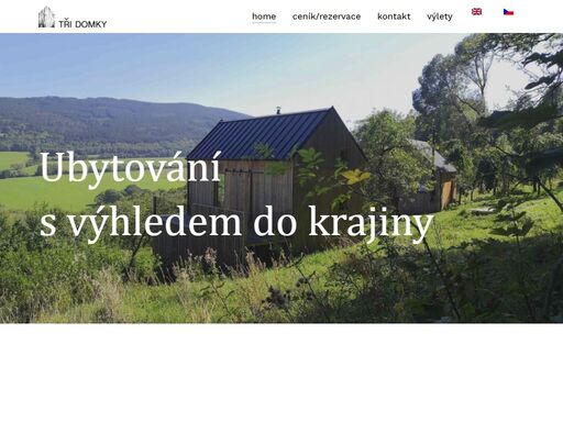 tiny house šumava vhodné i pro rodiny s dětmi, v nádherné přírodě s výhledem, k dispozici sauna s ochlazovacím bazénkem