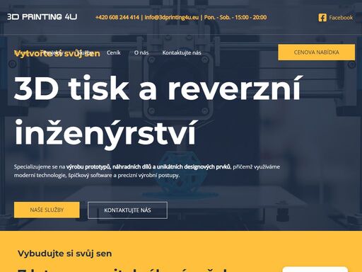 3d tisk a reverzní inženýrství — digitalizace dílů, přesné skenování a výroba prototypů na míru.přesné skenování, modelování a výroba dílů.