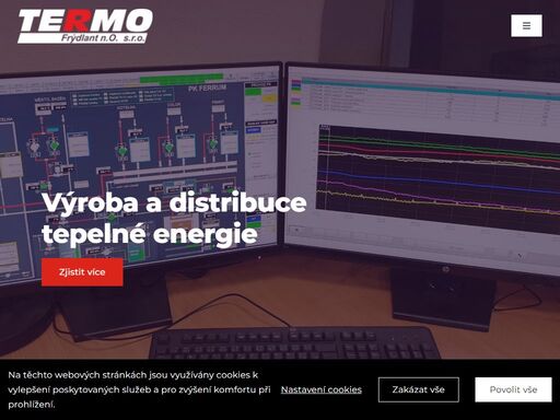 hlavní činnost společnosti, kterou je výroba a rozvod tepelné energie, byla zahájena k 1. 1. 1996. v té době společnost provozovala dvě kotelny na tuhá paliva, jednu kotelnu na zemní plyn a dvě předávací výměníkové stanice...