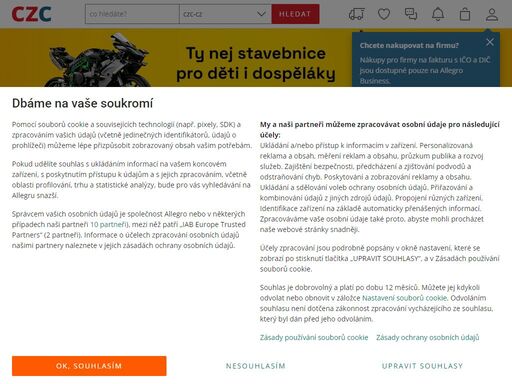 produkty z obchodu czc-cz jsou k dispozici na allegro! užijte si nakupování se 100% bezpečností každé transakce. nakupujte nyní!