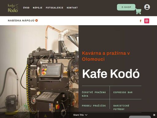 kavárna a pražirna kávy v olomouci