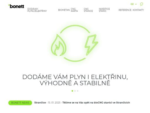 bonett je holdingová skupina společností v české republice, slovensku a polsku.
umožňujeme prostřednictvím investic a generálních dodávek technologií využívání alternativních paliv.
na trhu působí 20 let, má majoritní podíl na trhu instalací stanic pro alternativní paliva.
vybudovali jsme již >500 lpg stanic a >80 cng stanic, a řadu technologií pro další média.
provozujeme nejsilnější 100% českou síť cng stanic v hodnotě přes 300 milionů korun.