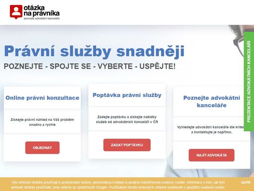 spojte se s právníky snadno - online právní porady, právní konzultace a poptávky právních služeb. poznejte advokátní kanceláře v česku.