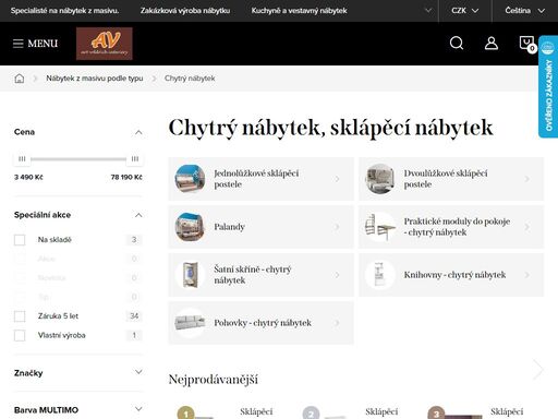 se stále se zmenšujícími byty, internátními pokoji, podnájmy apod. se zmenšuje prostor pro volný pohyb a spokojené žití ve svých nebo přechodných domovech. multimo přichází s inovační metodou multifunkčního, chytrého nábytku s ideálním řešením do malých bytů. multimo je celosvětová síť prodejen s nejširším sortiment…