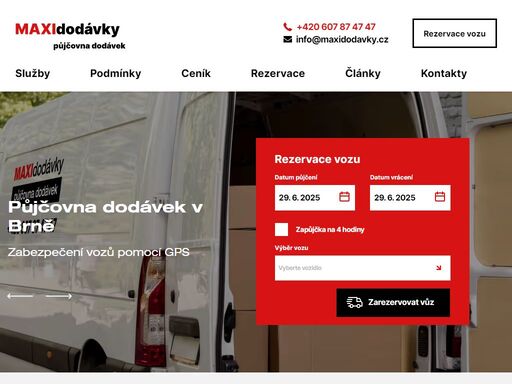 půjčovna dodávek brno vám nabízí širokou škálu užitkových vozidel, mikrobusů, valníků a chladicích vozů. kvalitní vozy a služby to jsou maxidodavky.cz