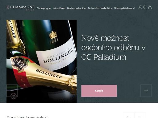 prodej originálního šampaňského vína z francouzské oblasti champagne. nabízíme široký sortiment šampaňských vín jak od proslulých, tak od méně známých producentů.