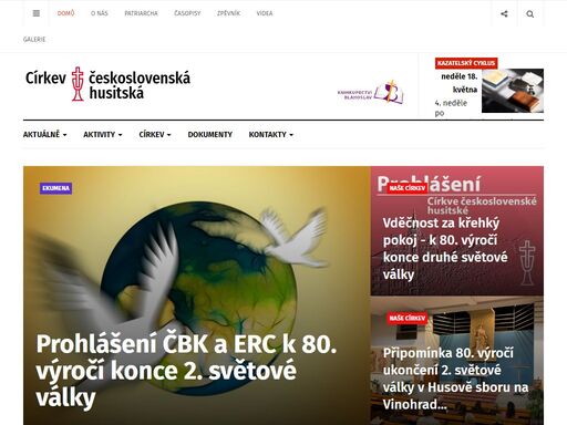 třetí největší křesťanská církev v české republice, oficiální stránky ústřední rady v praze