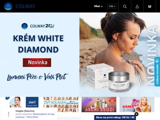 colway - přírodní transdermalní živý kolagen.  
kdo jsme?colway je uznávaná značka v evropě i ve světě. s diamantově vybroušenými zkušenostmi, které získáváme již od roku 2004, a po celou tu dobu dodáváme na trh celosvětově unikátní a inovativní produkty. jsou to kosmetické produkty nejvyšší jakosti, jejichž základem…
