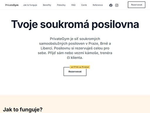 private gym je první soukromá samoobslužná posilovna v praze, kterou si můžeš rezervovat celou pro sebe. přijď sám nebo vezmi kámoše, trenéra či klienta.