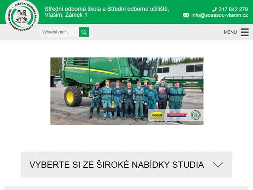 střední odborná škola a střední odborné učiliště, vlašim, zámek 1