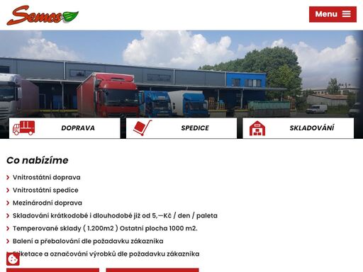jsme malá soukromá dopravní společnost specializující se na přepravu paletového zboží, jejímž hlavním cílem je být vnímán zákazníkem jako kompetentní, loajální a dlouhodobý partner.