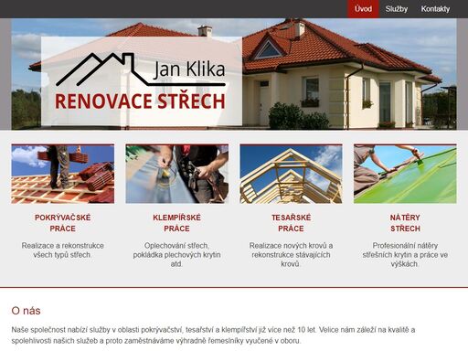 kompletní realizace střech - pokrývačské práce, klempířské práce, tesařské práce, nátěry střech. renovace a rekonstrukce stávajících střech v tachově a konstantinových lázních