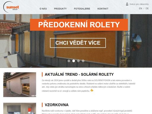 výrobce a prodej stínící techniky - vnitřní i venkovní žaluzie, markýzy, předokenní rolety, garážová vrata a mnoho dalšího. kompletní sortiment v přehledu produktů.