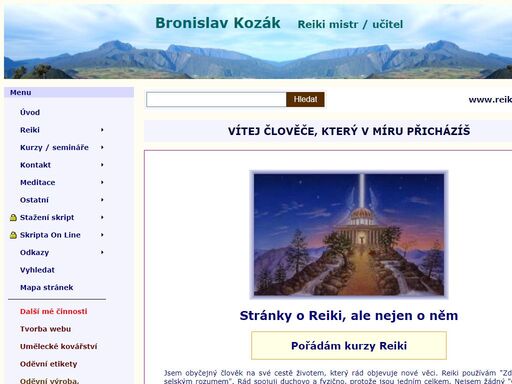 stránky o reiki, magii a ezoterice. herbář s mnoha bylinami. alternativní léčba, zdravá výživa, homeopatika. reiki kurzy v olomouci.
