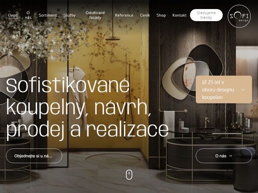 jsme koupelnové studio, které nabízí designové služby od návrhů po realizaci.