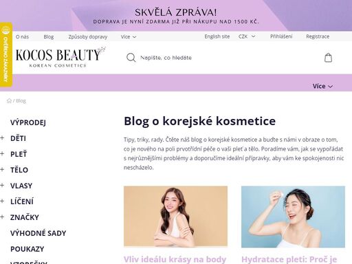 zjistěte o korejské kosmetice více na našem blogu. objevte rady, tipy a zajímavosti ze světa krásy.