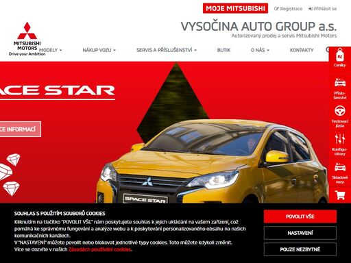 autorizovaný prodej a servis mitsubishi motors v jihlavě.