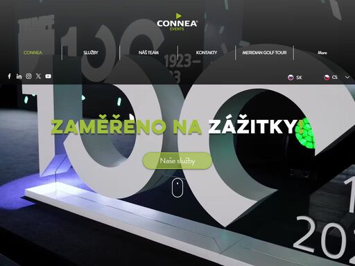 zajištění eventů na klíč - golf, tennis, konference, večírky, teambuildingy a mnoho dalšího, to je connea.