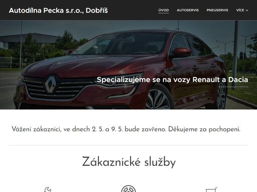 autodílna pecka