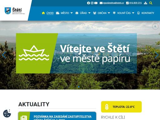 štětí.cz - oficiální portál města štětí a okolí