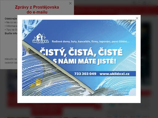 prostějovský večerník - zpravodajský a společenský týdeník prostějovska.