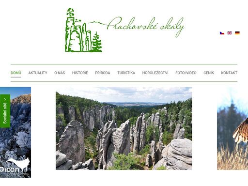 prachovské skály (prachov rocks, prachover felsen, prachauer felsen) jsou skalní uskupení pískovcových útvarů různých tvarů, rozkládající se zhruba 5 až 7 km severozápadně od města jičín, přírodní rezervace, součást chko český ráj a oblíbený cíl turistů.