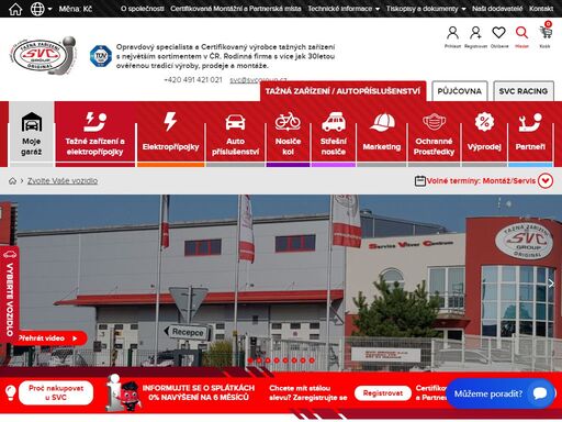 svc - opravdový specialista na tažné zařízení a originální elektropřípojky. přes 12 500 položek ihned k odběru. podrobný e-shop, poradíme vám s výběrem. tažné zařízení s montáží po celé čr/sr.