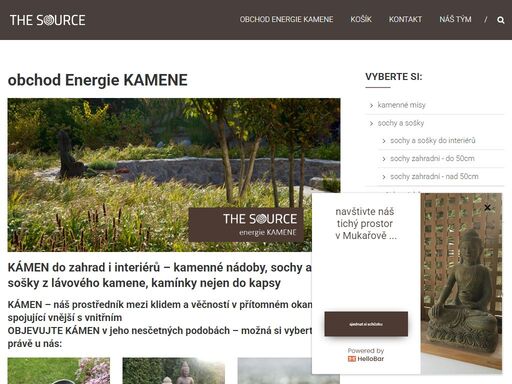 originální sochy a sošky z lávového kamene, kamenné mísy a pítka pro ptáky, kameny a kamínky - klid, harmonie a věčnost v zahradách i obytných prostorách