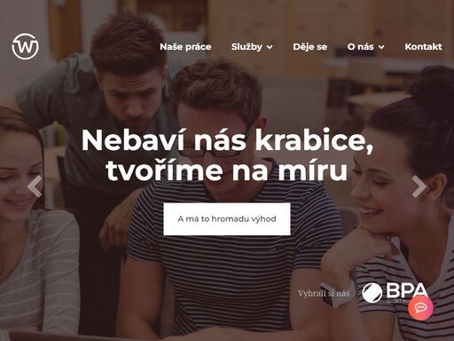 stovky spokojených klientů — tvoříme webové stránky a e-shopy na míru. garance kvality. od návrhu až po realizaci. zajistíme také grafiku a tisk.