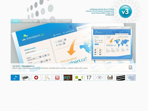 společnost tvorba.com zajišťuje služby v oblasti webdesign, logo design, tvorba webu, tvorba logotypu a ci, tvorba ikon a jiných grafických elementů, tvorba 2d a 3d animací, implementace flash technologie, animované a statické bannery, programování, produkce, e-learning, internetový marketing, viral marketing, editace videa a mnoho dalšího...