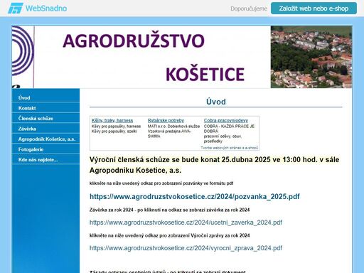 www.agrodruzstvokosetice.cz
