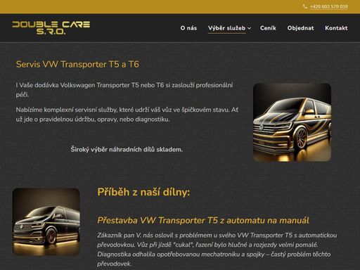 provádíme kvalitní opravy vw transporter t5 a t6, včetně diagnostiky, oprav motoru, převodovek a dalších servisních služeb. kontaktujte nás pro rychlý a profesionální servis!