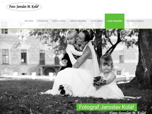 svatební a portrétní fotograf. fotoateliér v táboře