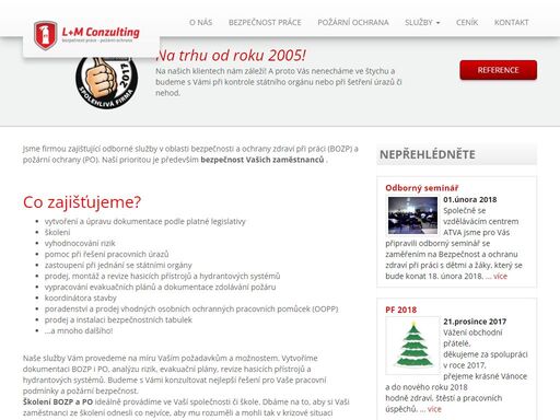 jsme rodinná firma zajišťující kvalitní služby v oblasti bozp a po. provádíme prodej a revize hasicích přístroj a hydrantových systémů. zjistěte více!