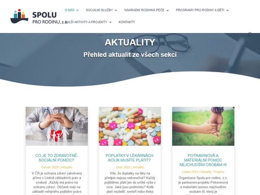 spolu pro rodinu je zapsaným spolkem, jehož účelem je přispívat ke zlepšení situace rodin prostřednictvím pomoci a podpory rodinám.