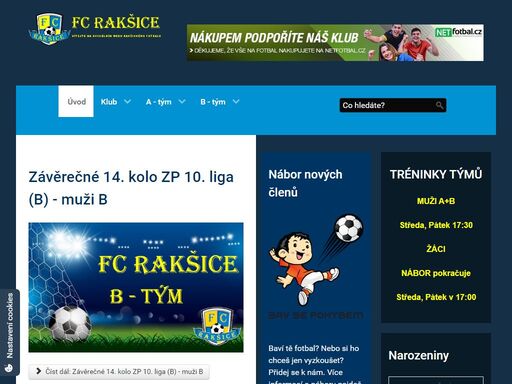 oficiální stránky fotbalového klubu fc rakšice. 
