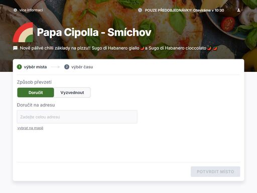 papa cipolla smíchov- pravá itálie u vás doma, již 13x v praze. *** rozvozy jídel se nemění a dále fungujeme denně dle otevíracích hodin! *** vaše papa cipolla.***