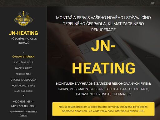 provádíme montáž a servis klimatizací, tepelných čerpadel a rekuperace. neváhejte nás kontaktovat