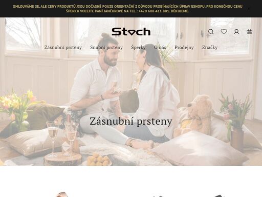 vítejte v našem obchodě, zlatnictví stoch