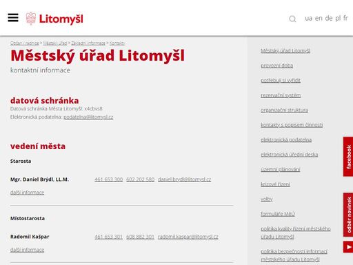 město litomyšl