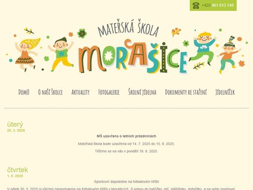 mateřská škola morašice, okres svitavy